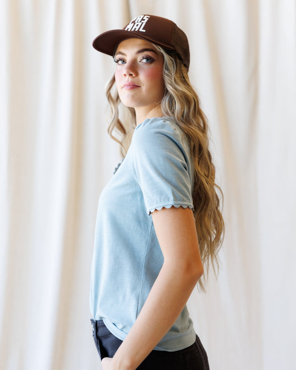 Scallop Tee