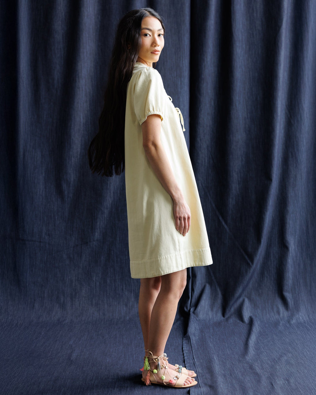Demure Denim Dress
