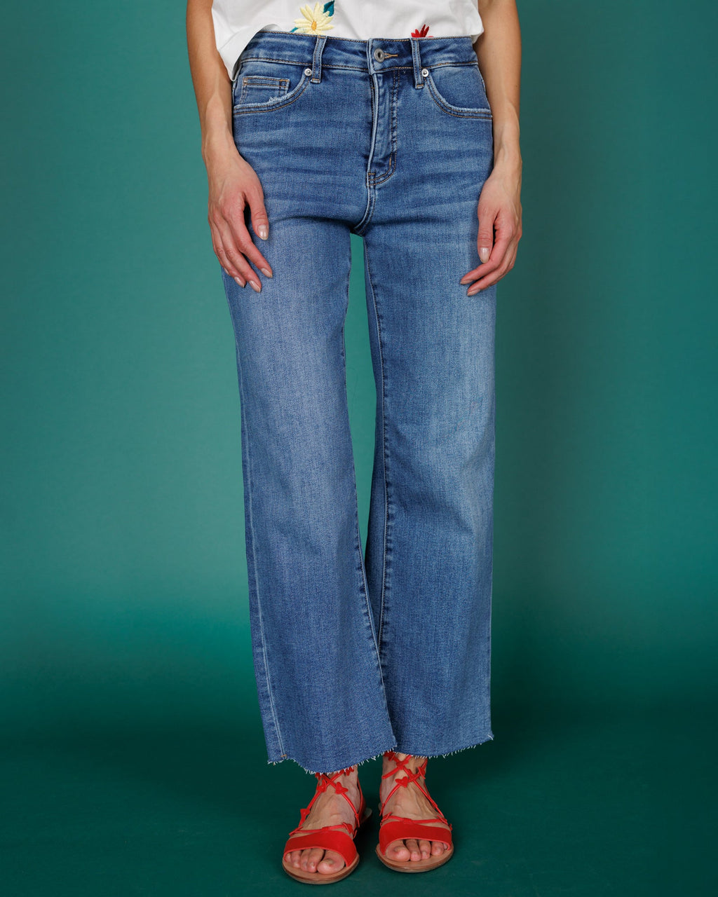 High Rise Wide Leg