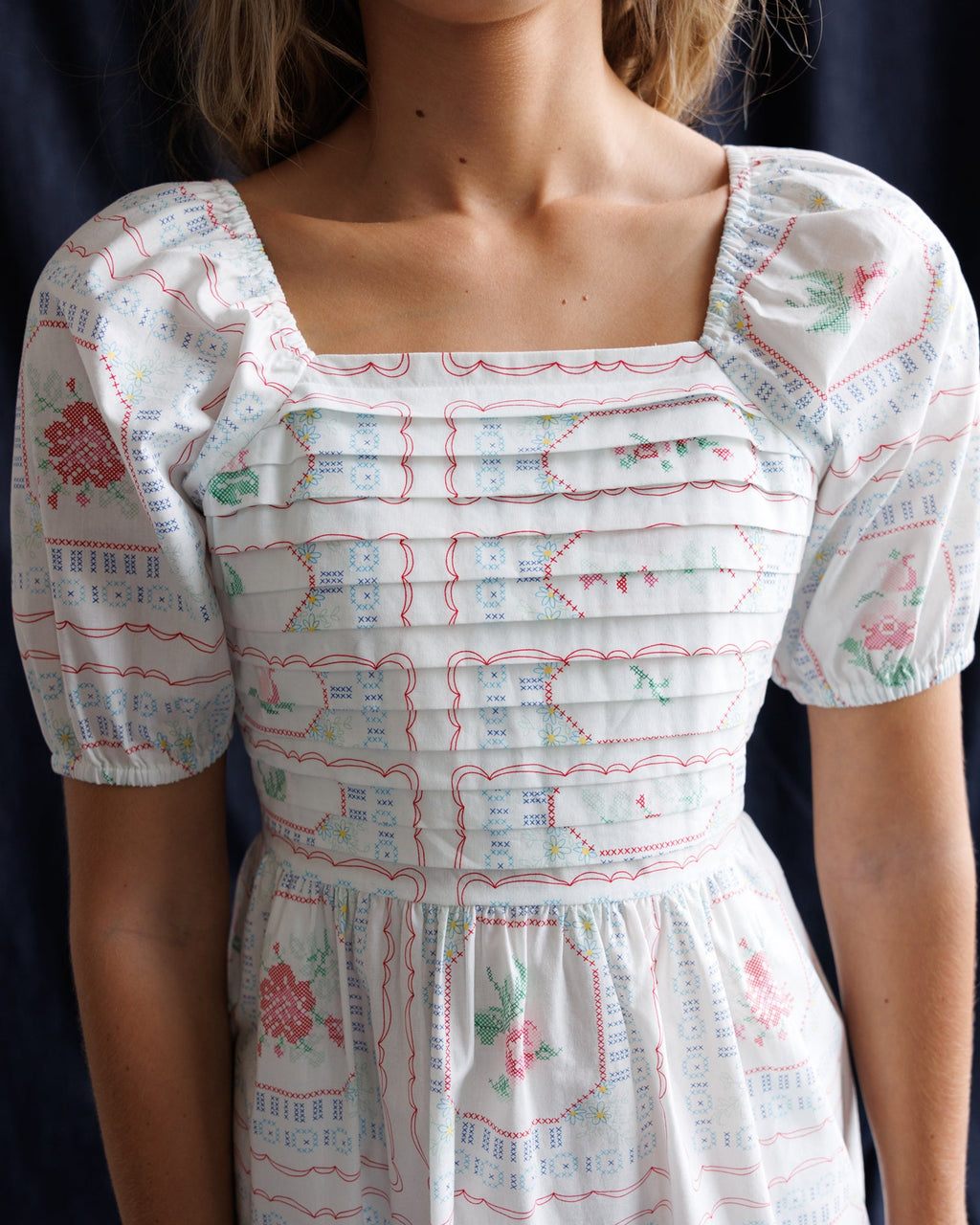 Cross Stitch Crochet Dress