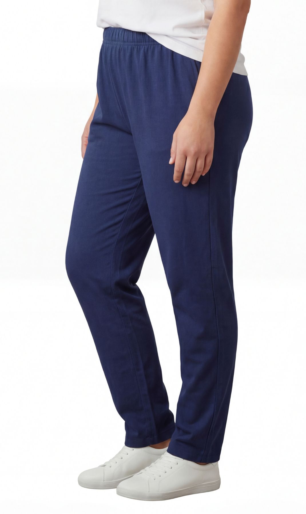 Women's Premium Cotton Stretch High-Waisted Black Leggings - Dressy Comfort in an Everyday Essential