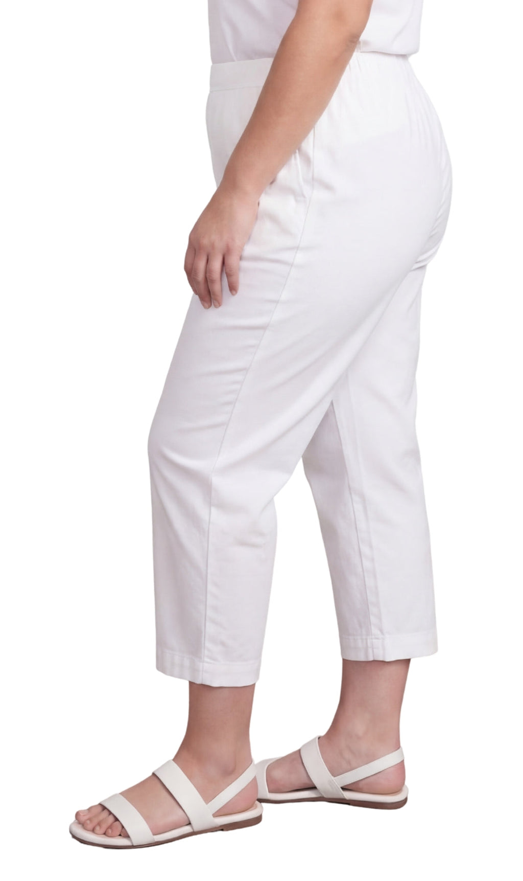 Women's Lightweight Stretch Denim Capri Pants – Comfortable Everyday Fit