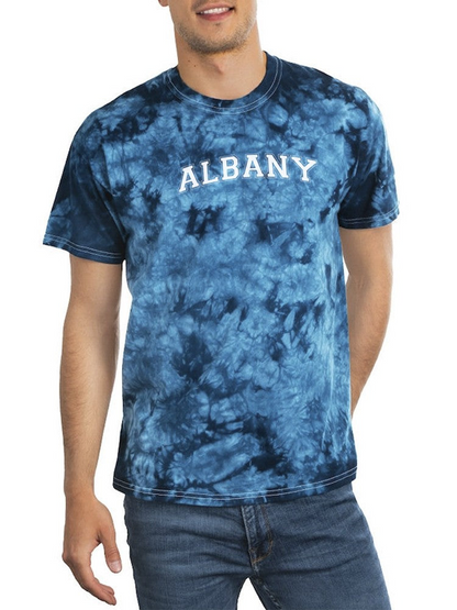 Albany. Tie Dye Tee -SmartPrintsInk Designs