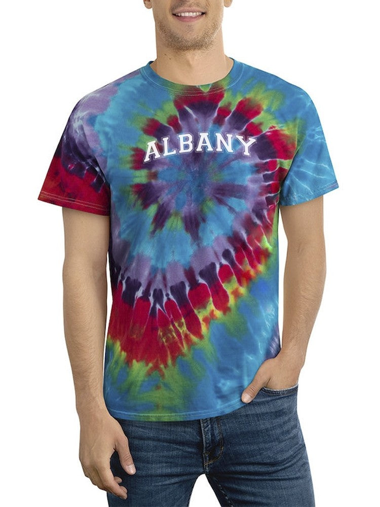 Albany. Tie Dye Tee -SmartPrintsInk Designs