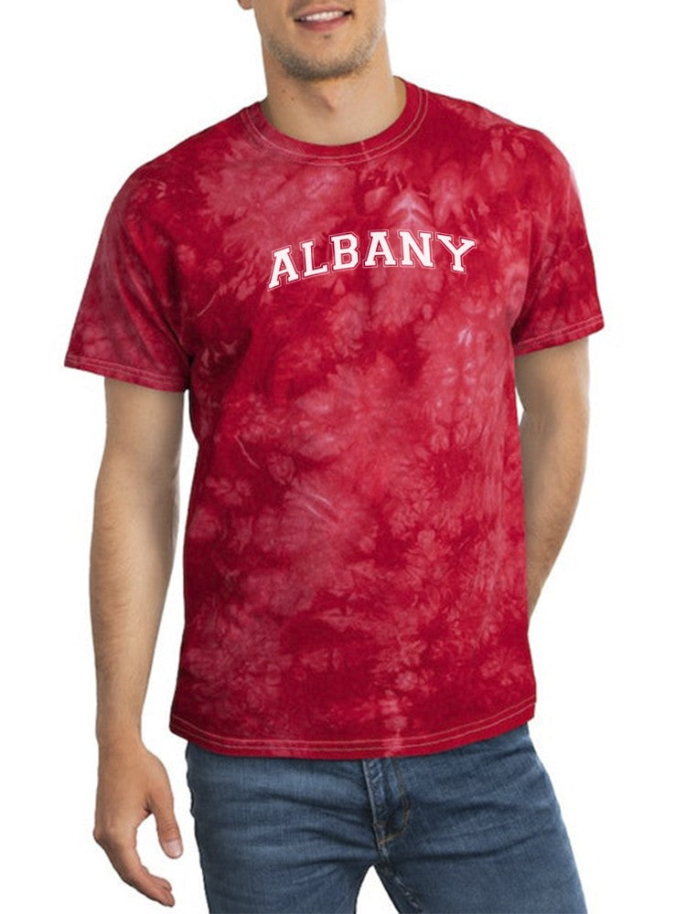 Albany. Tie Dye Tee -SmartPrintsInk Designs