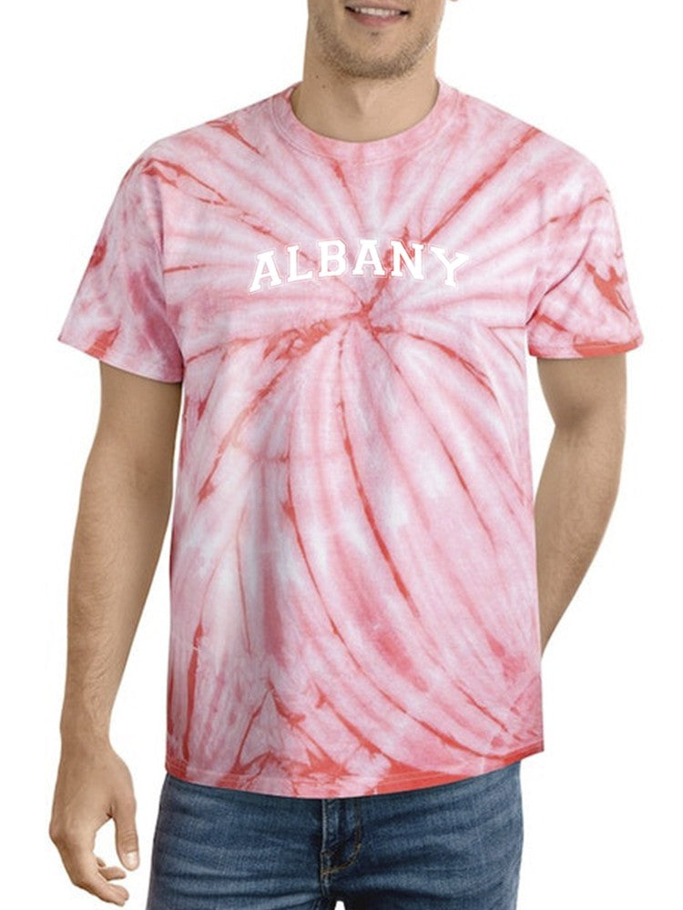 Albany. Tie Dye Tee -SmartPrintsInk Designs