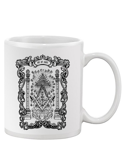 Ace Of Cups Art Mug -SPIdeals Designs