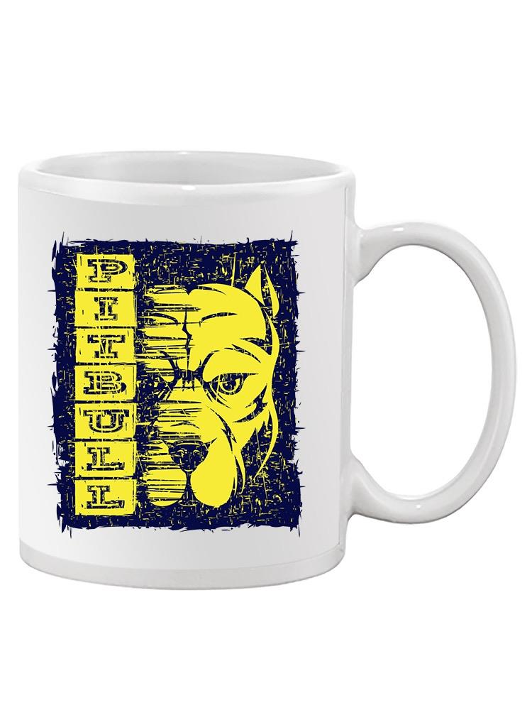 Yellow Pitbull Mug Mug Unisex's -Image by Shutterstock