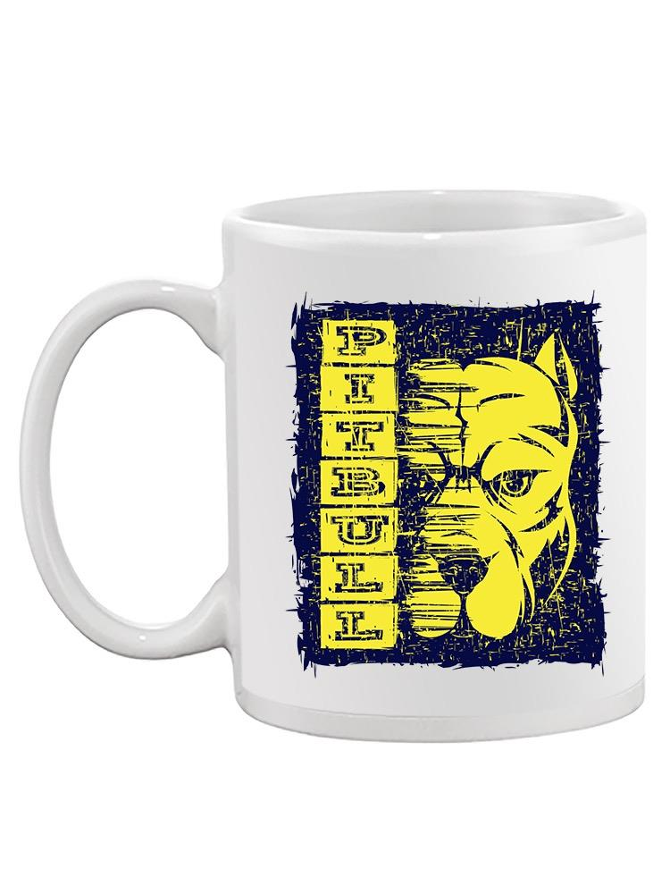 Yellow Pitbull Mug Mug Unisex's -Image by Shutterstock