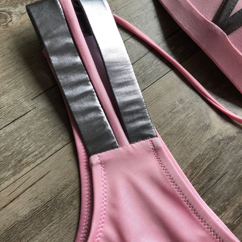 Sexy Halter Push Up Brazilian Bikini 2025 Women Bandage String Swimsuit Female Swimwear Two Pieces Bikini Set Bathing Suit Swim