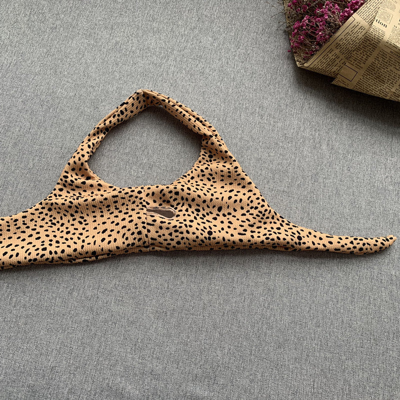 V-Bar Underwired Polka Dot Bikini 2025 Women Swimsuit Female Swimwear Two Pieces Bikini Set Ribbed High Cut Bathing Suit Swim