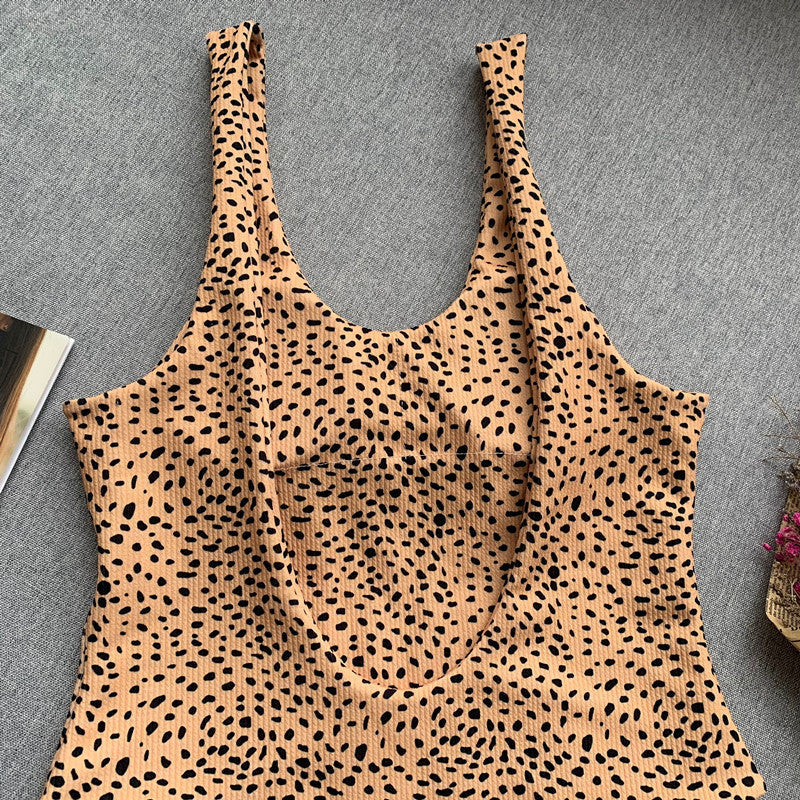 Bow Knotted Polka Dot Leopard Bikini Women High Leg Cut Swimwear Female Ribbed Swimsuit Sexy Brazilian Bathing Suit Swim Lady