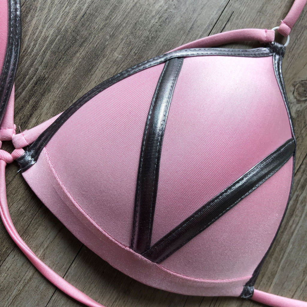 Sexy Halter Push Up Brazilian Bikini 2025 Women Bandage String Swimsuit Female Swimwear Two Pieces Bikini Set Bathing Suit Swim