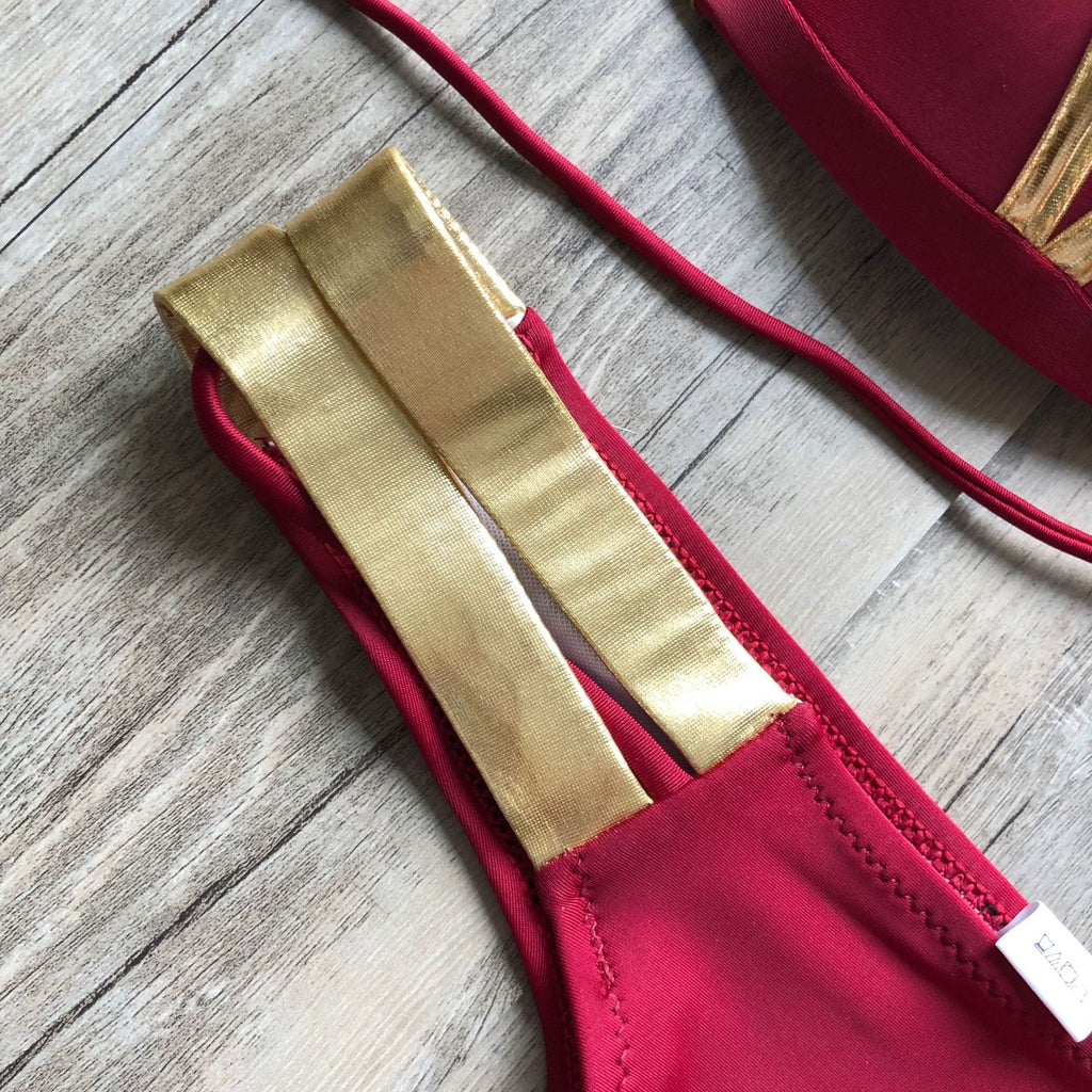 Sexy Halter Push Up Brazilian Bikini 2025 Women Bandage String Swimsuit Female Swimwear Two Pieces Bikini Set Bathing Suit Swim