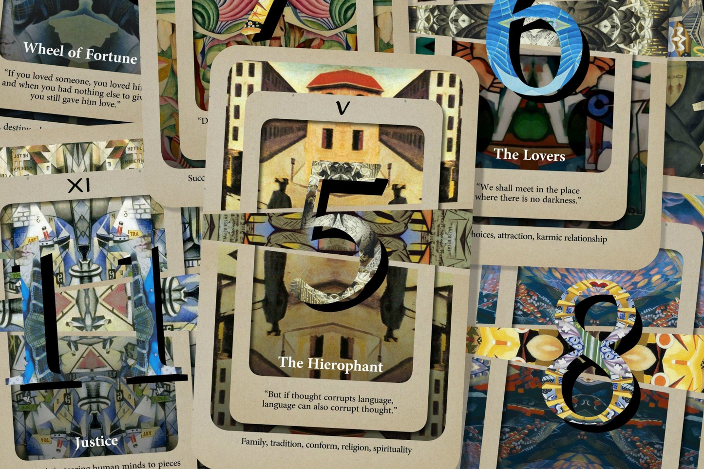 1984 Tarot - Major Arcana - George Orwell