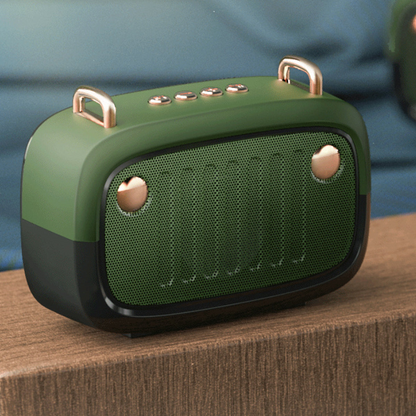 Retro Look FM Radio And Bluetooth Speaker