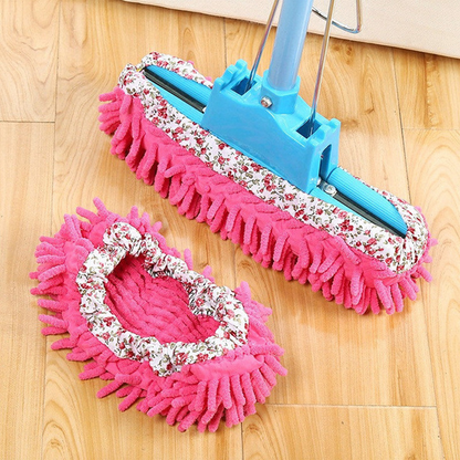 Lazy Maid Quick Mop Slip-On Slippers 3 pairs