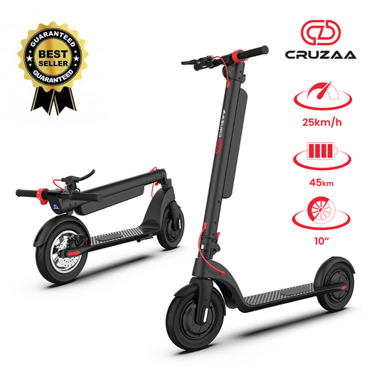 The Official Cruzaa Commuta E-Scooter 45km Range - 25kmh Top Speed - ships from US