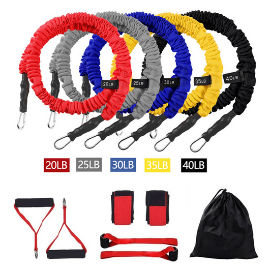 12-Pcs Resistance Band Home Workout Set