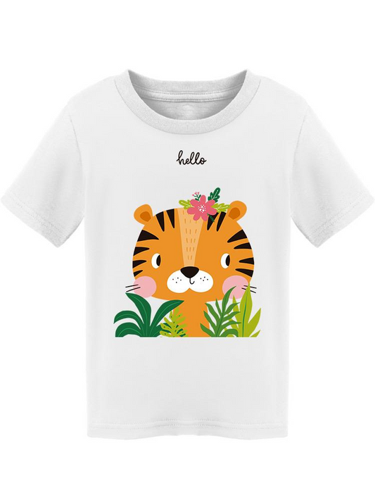 A Cute Tiger Cartoon Tee Toddler's -Image by Shutterstock