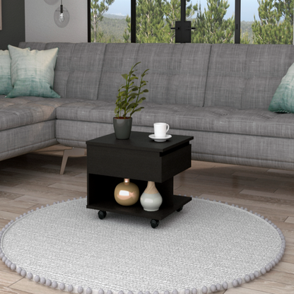 Babel Lift Top Coffee Table, Caster, One Shelf