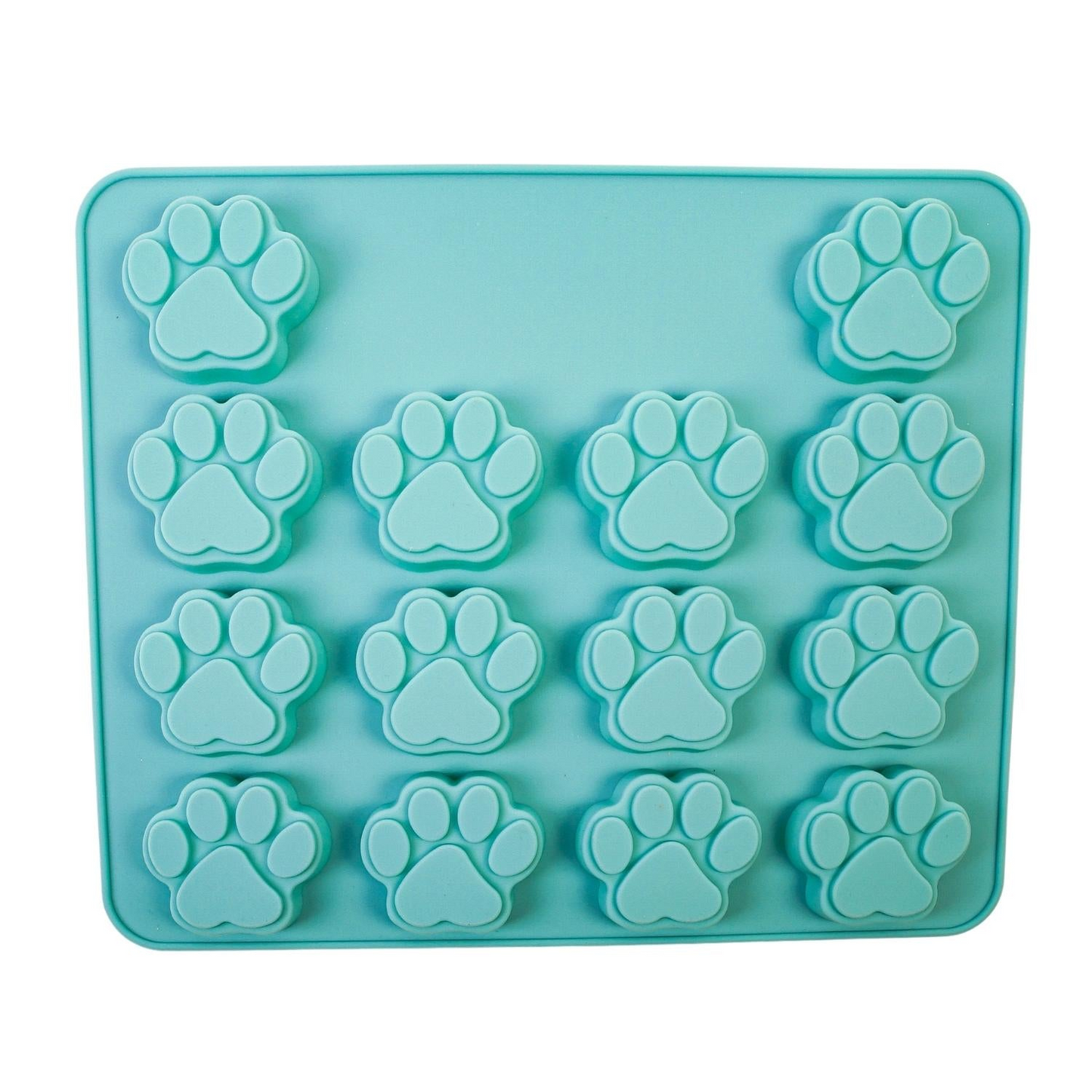 Set of 2 Pet Treat Baking Tray- Freeze, Bake, Microwave (Bones & Paws)