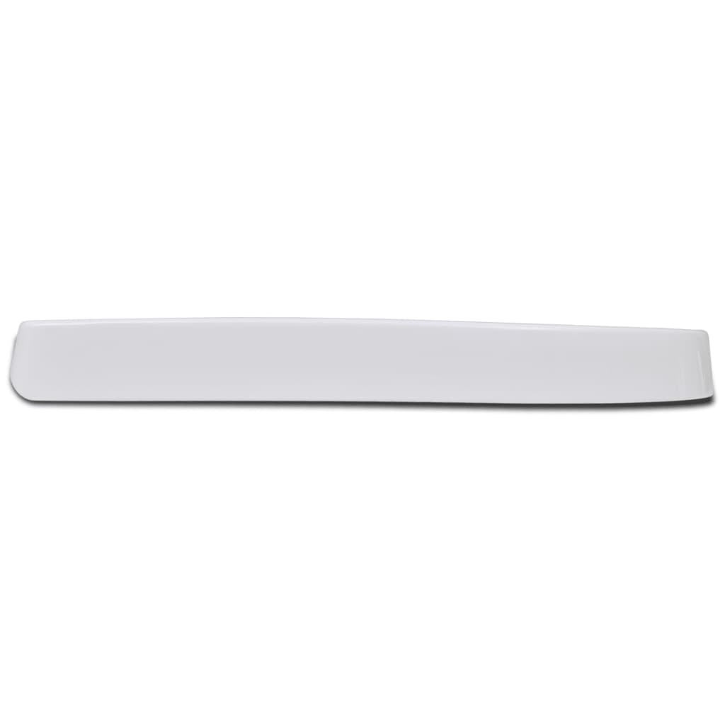 vidaXL Soft-close Toilet Seat with Quick-release Design White Square