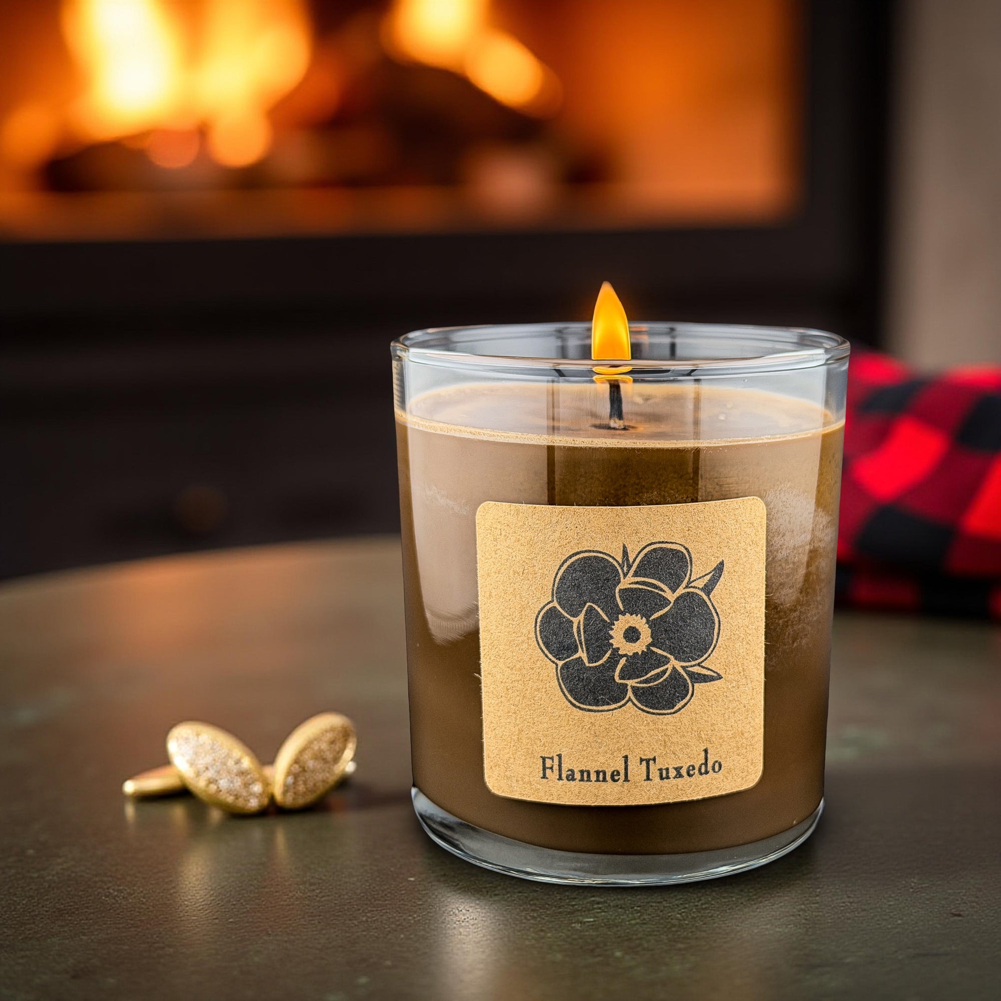 Flannel Tuxedo 10oz Soy Candle