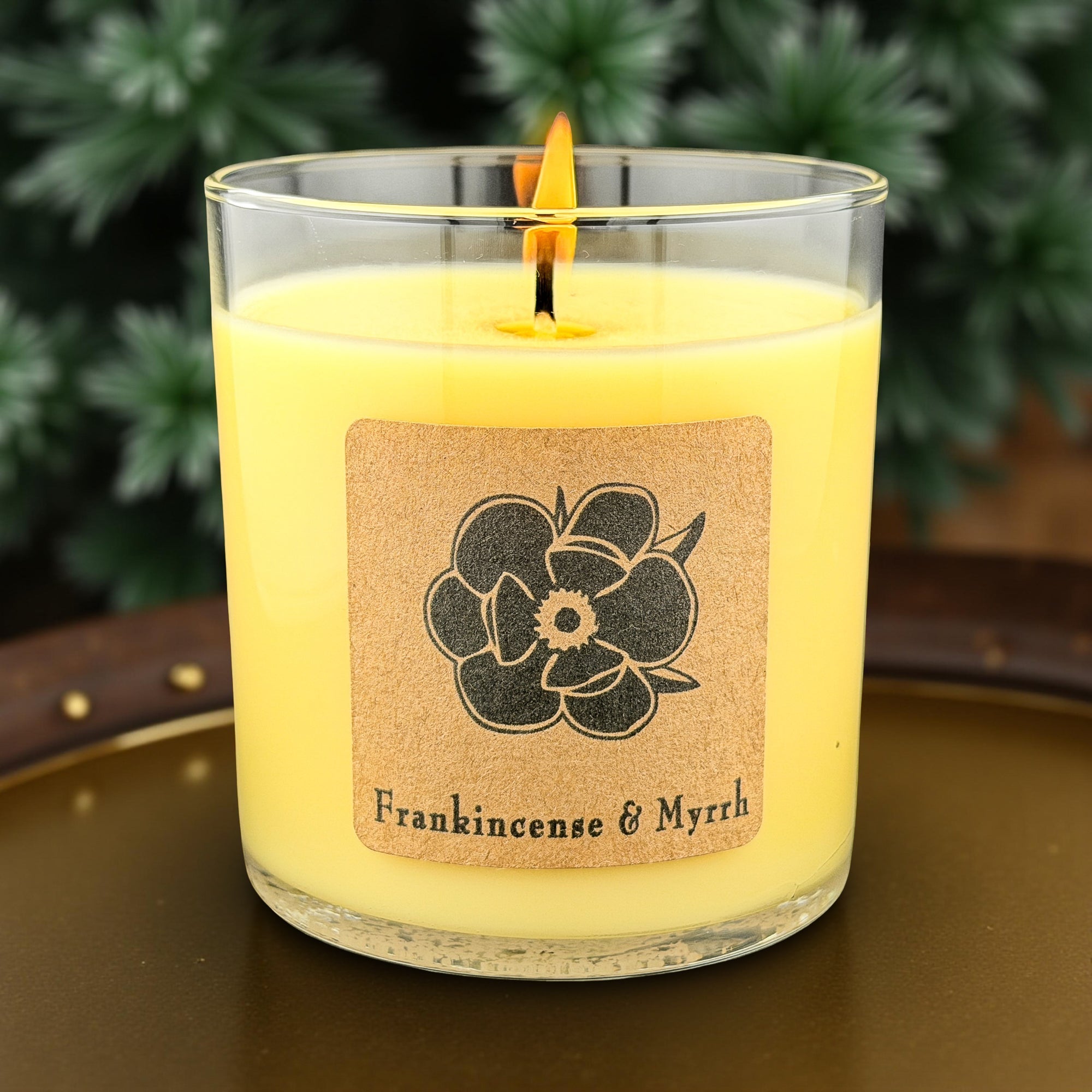 Frankincense & Myrrh 10oz Soy Candle