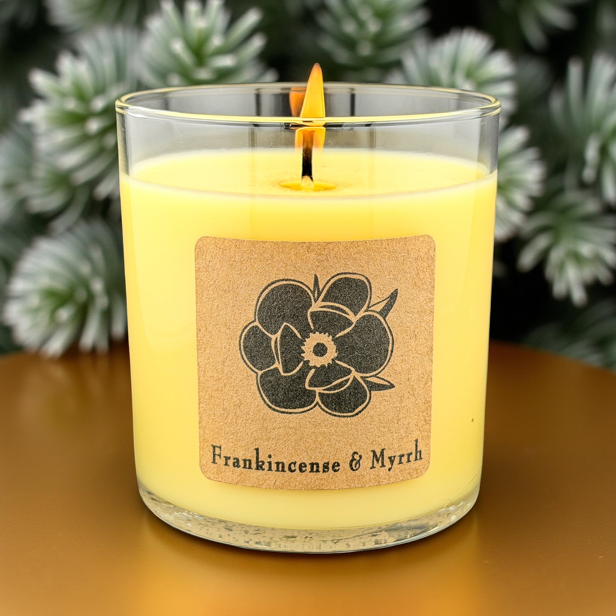 Frankincense & Myrrh 10oz Soy Candle
