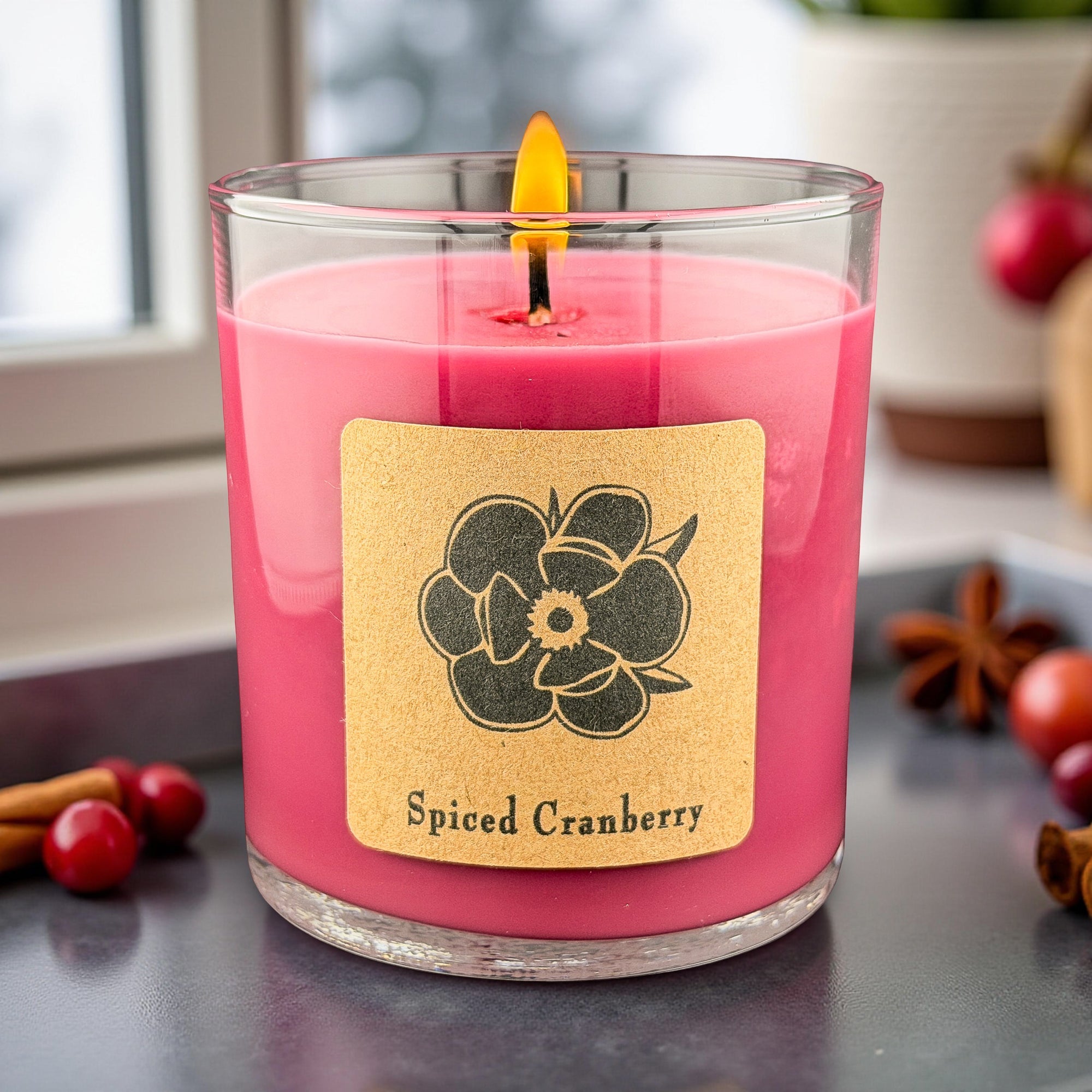 Spiced Cranberry 10oz Soy Candle