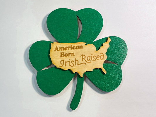 American Born 3D Irish Magnet