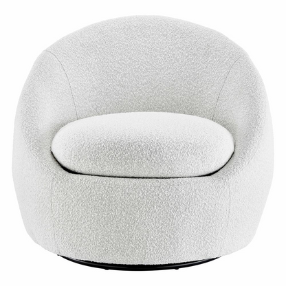 Adelmo Fabric Swivel Accent Chair