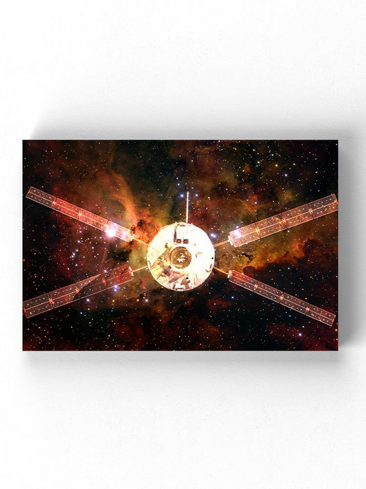 A Spacecraft Into Space Wrapped Canvas -Image by Shutterstock