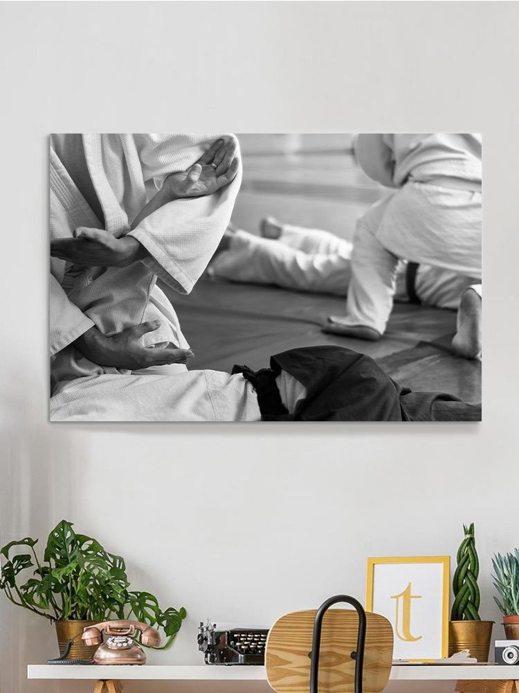 Aikido Practice Wrapped Canvas -Image by Shutterstock