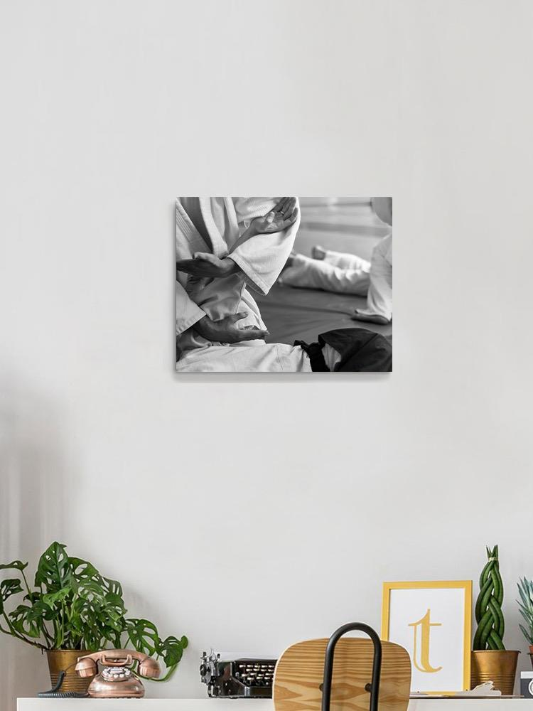 Aikido Practice Wrapped Canvas -Image by Shutterstock