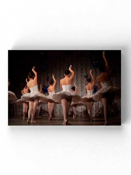 Ballerinas In White Tutus Wrapped Canvas -Image by Shutterstock