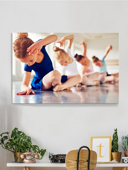 Ballerina Kids Wrapped Canvas -Image by Shutterstock