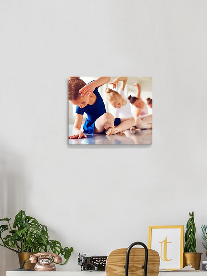 Ballerina Kids Wrapped Canvas -Image by Shutterstock