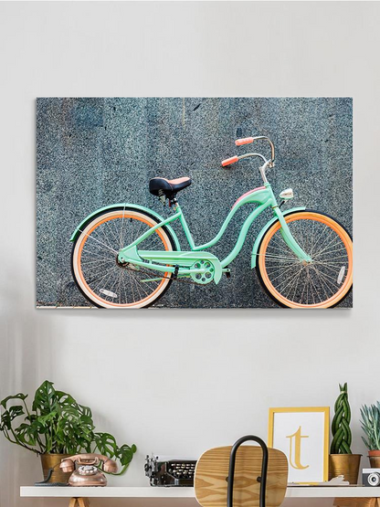 Beautiful Vintage Bicycle Wrapped Canvas -Image by Shutterstock