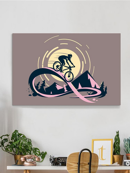 Biker Art Wrapped Canvas -Image by Shutterstock