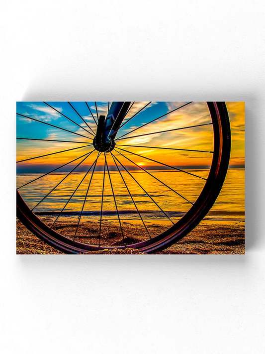 Bicycle Wheel Wrapped Canvas -Image by Shutterstock