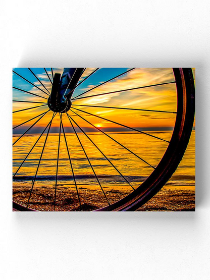 Bicycle Wheel Wrapped Canvas -Image by Shutterstock