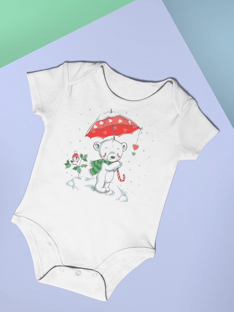 Bear With An Umbrella Bodysuit -Image by Shutterstock