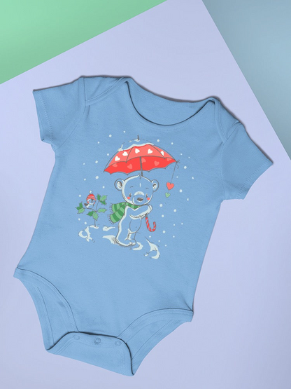 Bear With An Umbrella Bodysuit -Image by Shutterstock