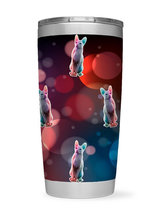 A Sitting Sphynx Cat Tumbler -SPIdeals Designs