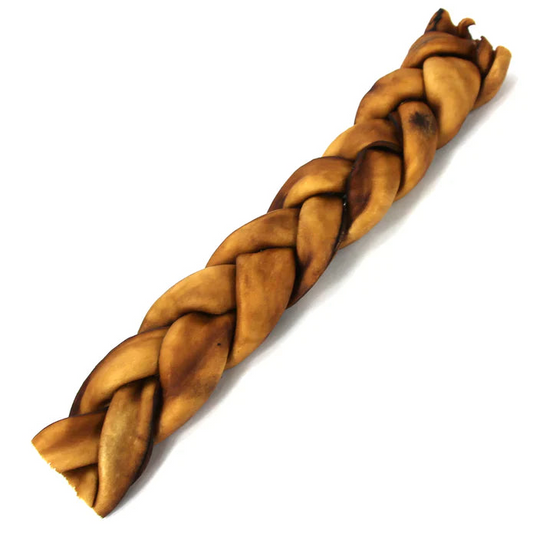 Braided Collagen Stick Dog Treats - 6" Thick (25/case)