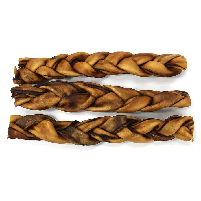 Braided Collagen Stick Dog Treats - 6" Thick (25/case)