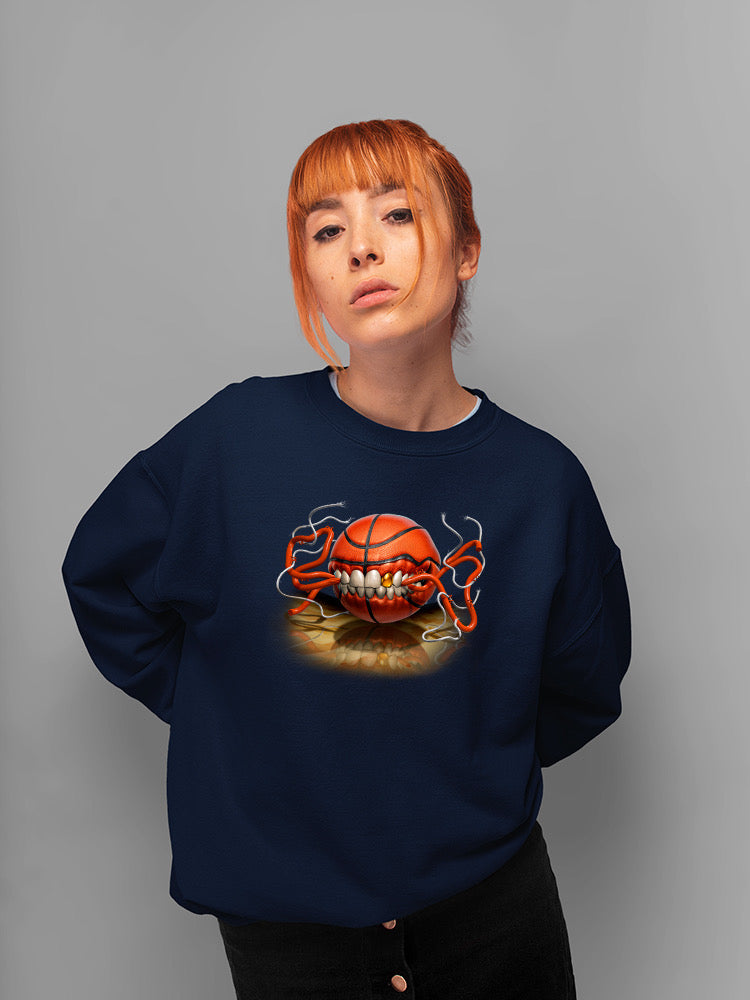 Basketball Biting Hoodie or Sweatshirt -Tom Wood Designs