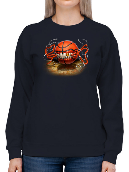 Basketball Biting Hoodie or Sweatshirt -Tom Wood Designs